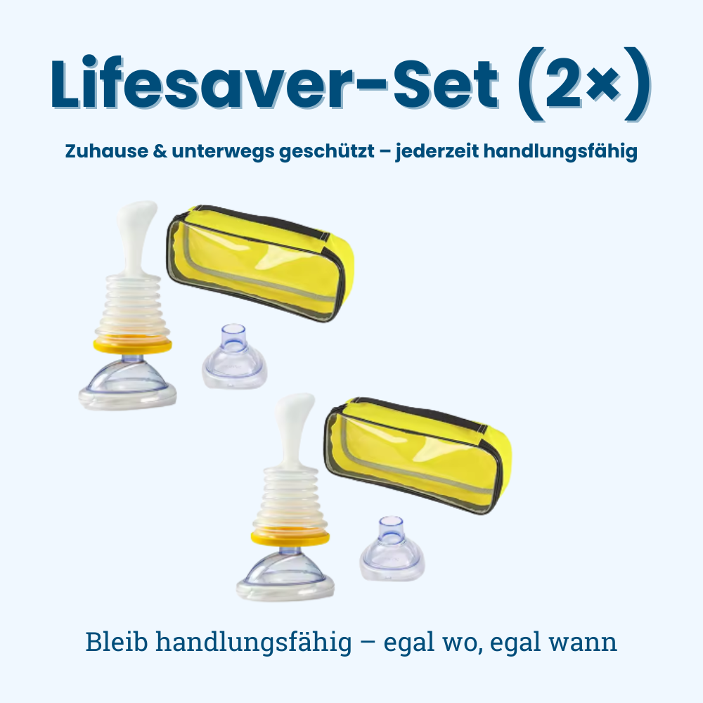 LifeSaver™ – schnelle Notfall Atemhilfe für Kinder & Erwachsene