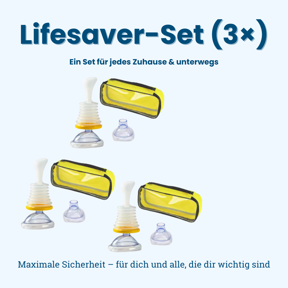 LifeSaver™ – schnelle Notfall Atemhilfe für Kinder & Erwachsene